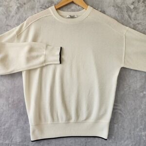 Madewell Sweater Womens Size XXS Ivory Merino Wool Pullover Cozy Soft 100% NWT